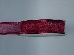 lint organza met randje 25mm per meter